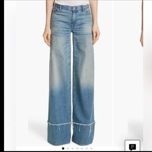 Nili Lotan Savina Wide Leg Denim Jeans size 29 Inseam 30 inches Venice W…